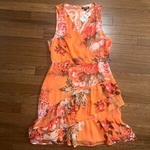 Express Faux Wrap Dress